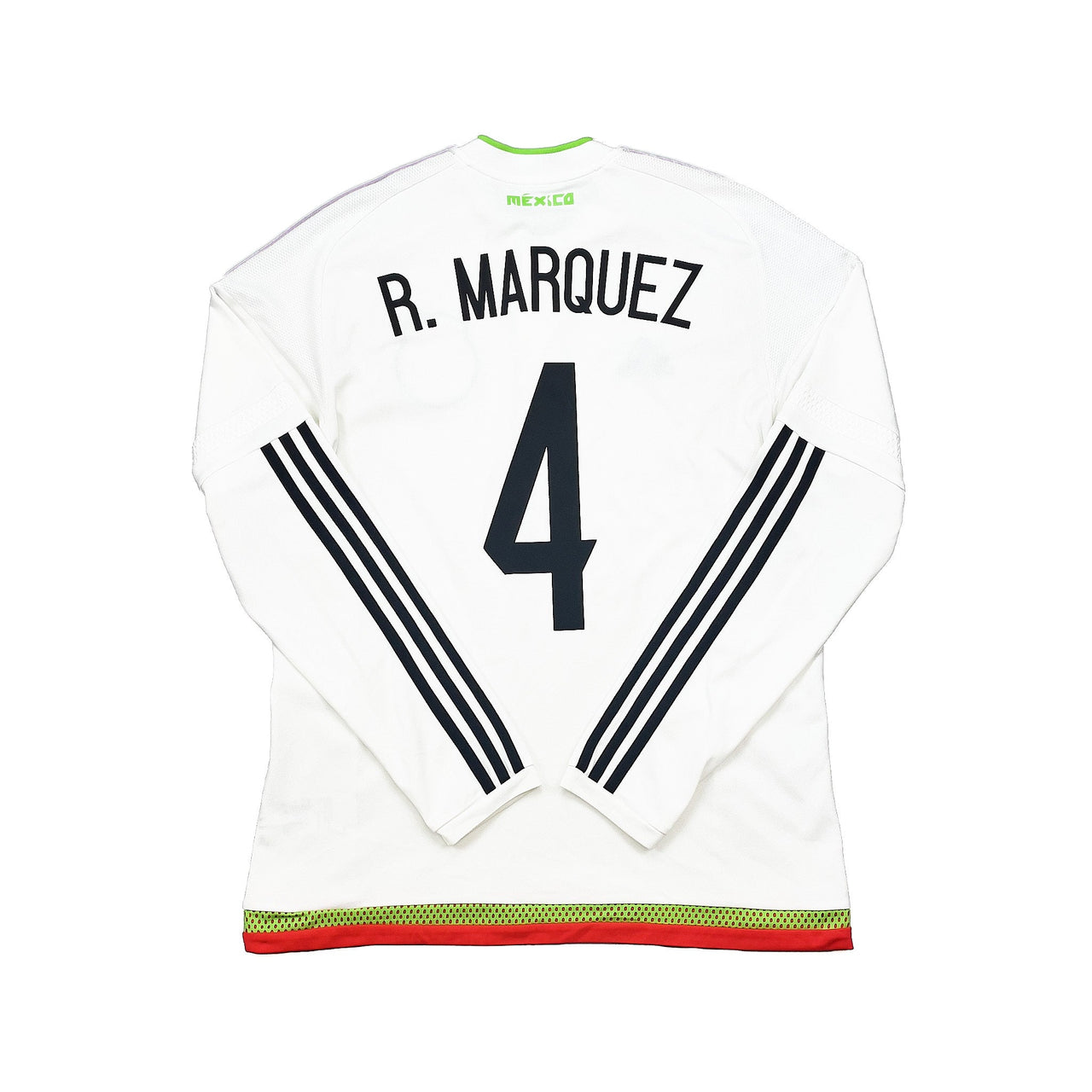 CULT KITS - 2014/15 MEXICO R.MARQUEZ #4 L/S AWAY SHIRT (M) ADIDAS