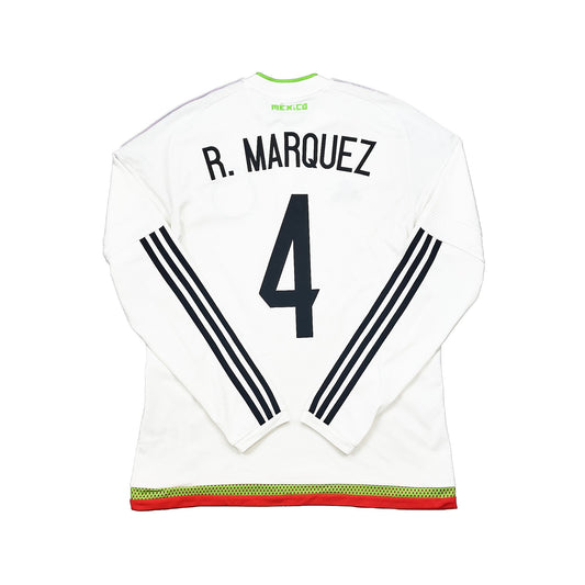 CULT KITS - 2014/15 MEXICO R.MARQUEZ #4 L/S AWAY SHIRT (M) ADIDAS