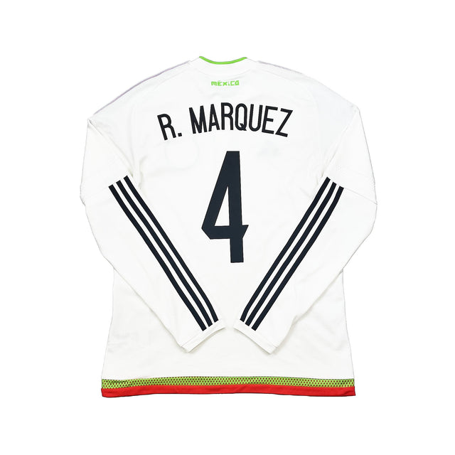 CULT KITS - 2014/15 MEXICO R.MARQUEZ #4 L/S AWAY SHIRT (M) ADIDAS