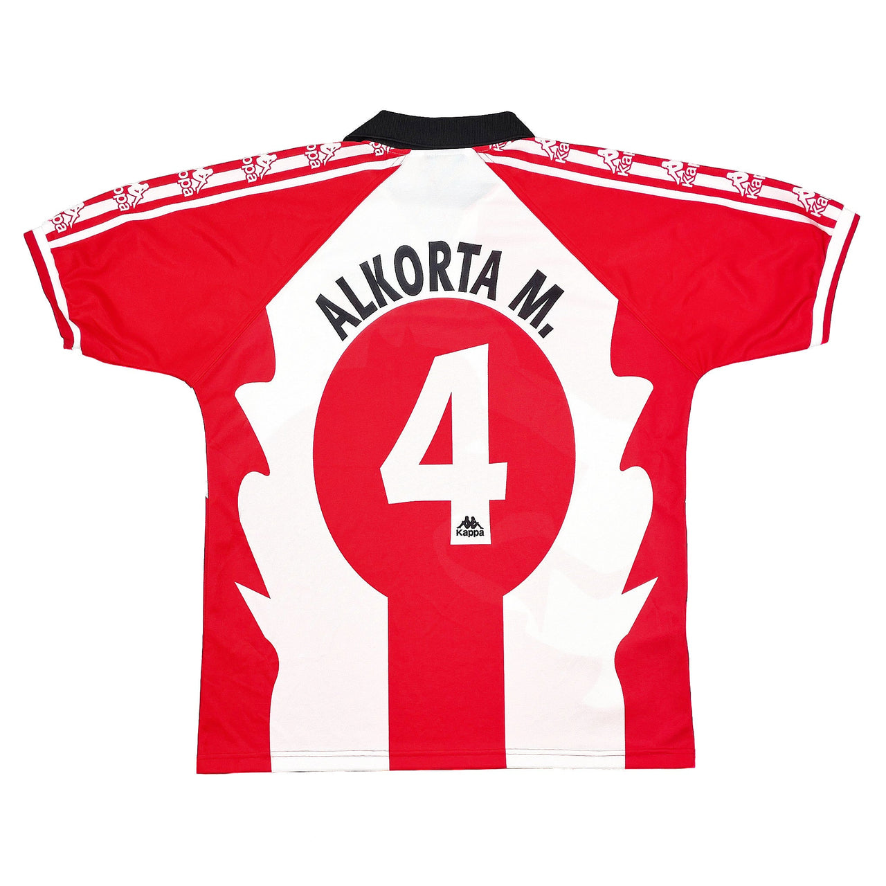 CULT KITS - 1997/98 ATHLETIC BILBAO ALKORTA M #4 *CENTENARY* HOME SHIRT (XL) KAPPA