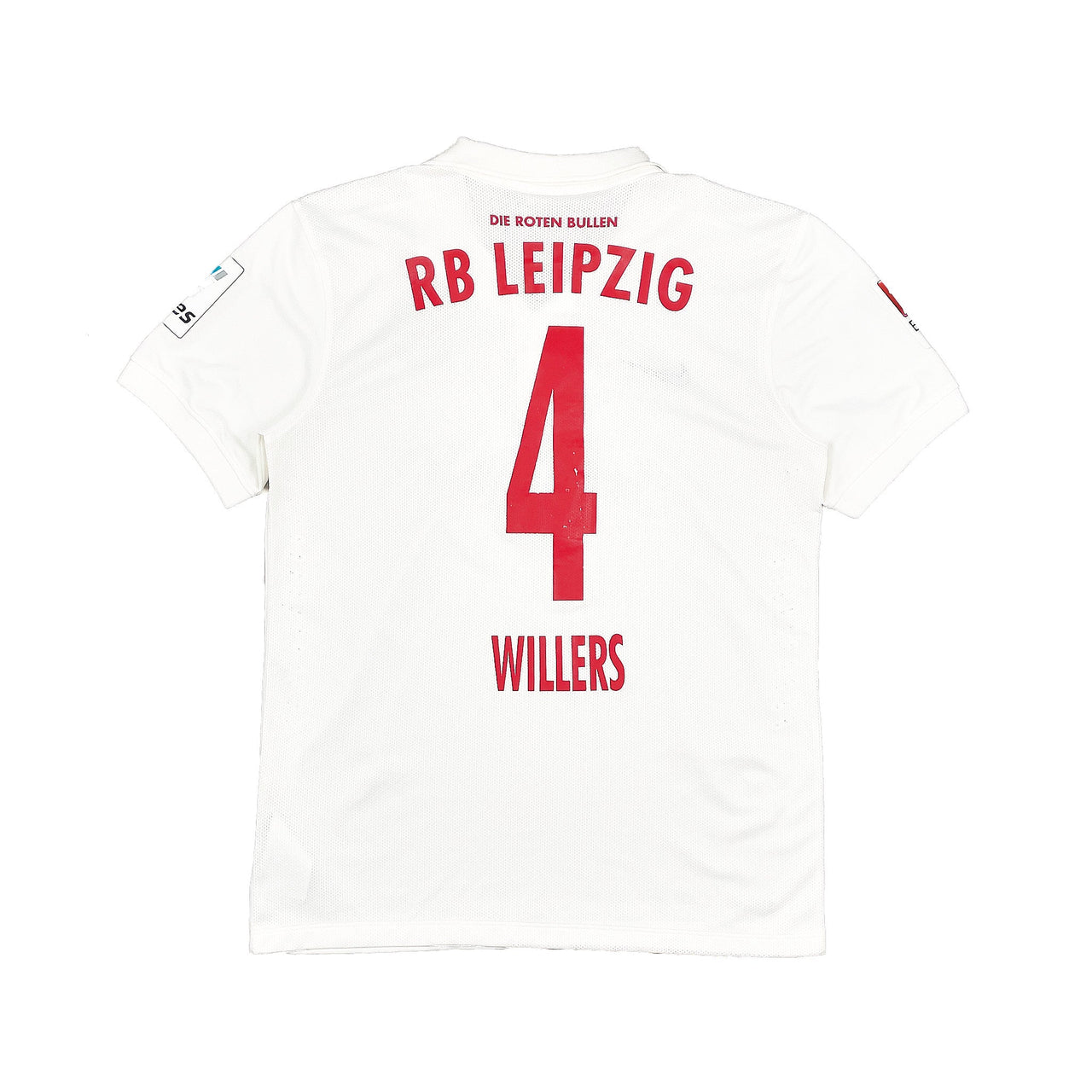 2014/15 RED BULL LEIPZIG WILLERS #4 *PLAYER ISSUE* HOME SHIRT (M) NIKE