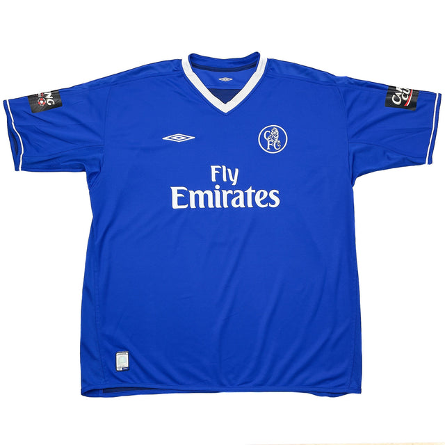 2003/05 CHELSEA LAMPARD #8 HOME SHIRT (XXL) UMBRO