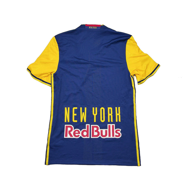 2016 NEW YORK RED BULLS *AUTHENTIC* AWAY SHIRT (M) ADIDAS