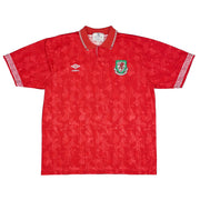 1990/92 Wales Heimtrikot (L) Umbro