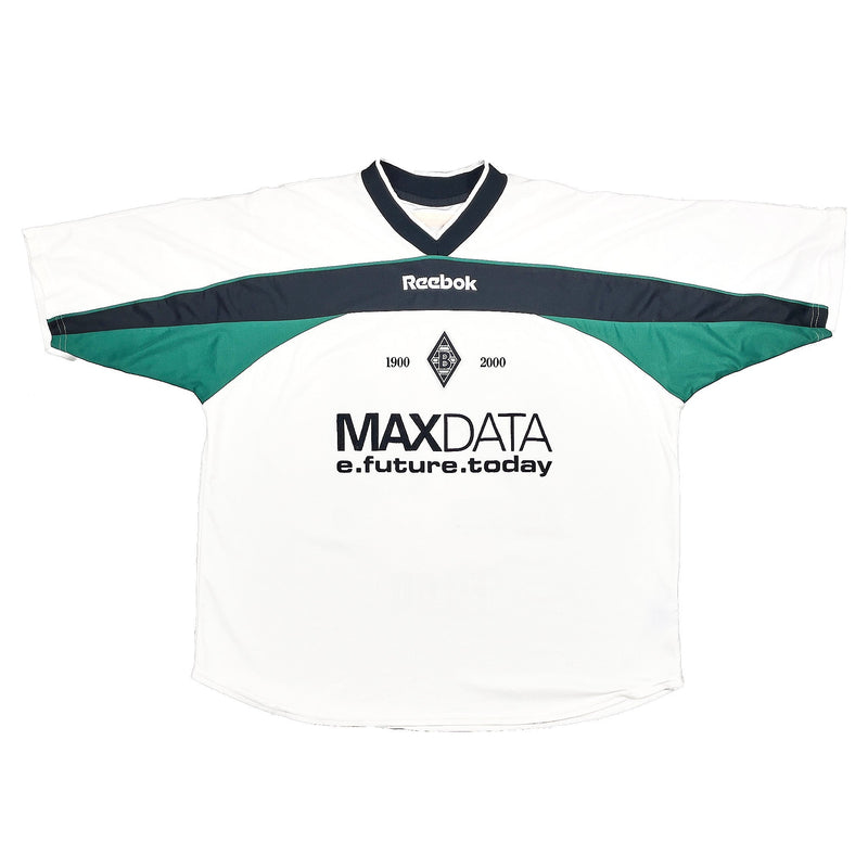 CULT KITS - 2000/02 MONCHENGLADBACH FILOU #24 *SIGNED* HOME SHIRT (M) REEBOK
