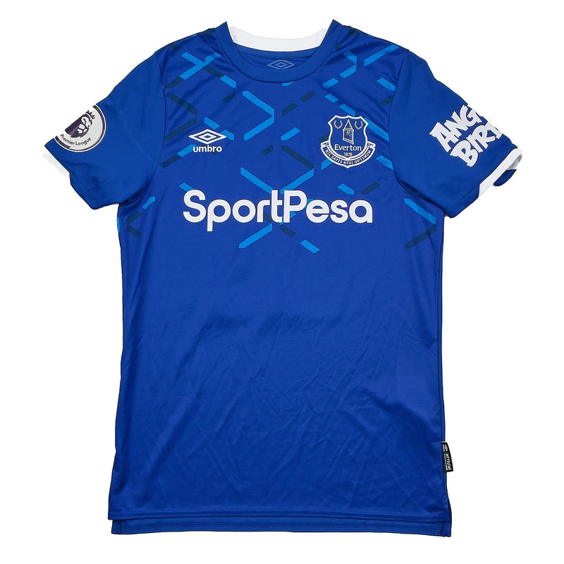 2019/20 EVERTON DIGNE #12 *MATCH ISSUE* HOME SHIRT (S) UMBRO