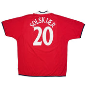 2000/02 Norwegen Solskjaer #20 Heimtrikot (XXL) Umbro