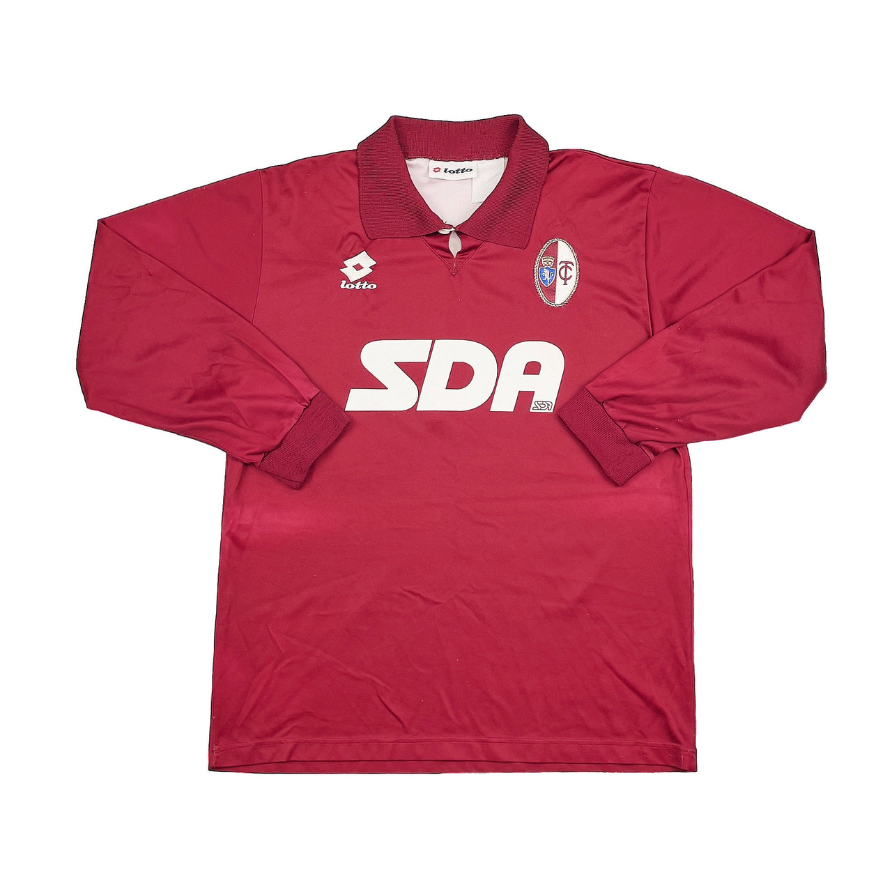 1995/96 TORINO #3 L/S HOME SHIRT (S) LOTTO
