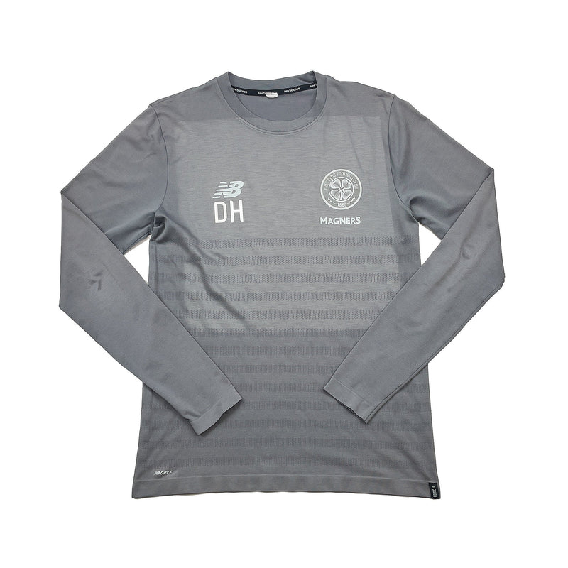 CULT KITS - 2018/19 CELTIC *STAFF ISSUE* TRAINING SHIRT (L) NEW BALANCE