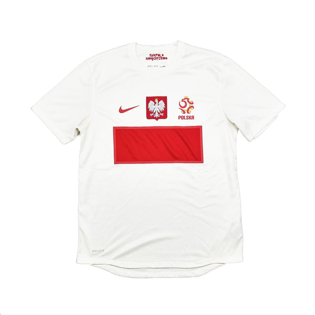 CULT KITS - 2012/13 POLAND HOME SHIRT (L) NIKE