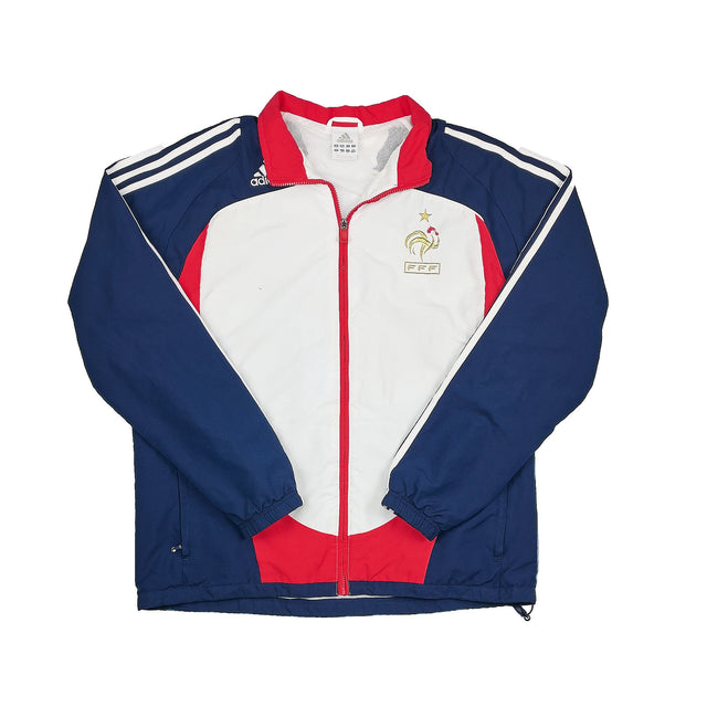 2007/08 FRANCE TRACK JACKET (L) ADIDAS