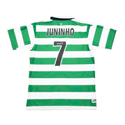 2004/05 Celtic Juninho #7 *Mannschaftssigniertes* Heimtrikot (L) Umbro