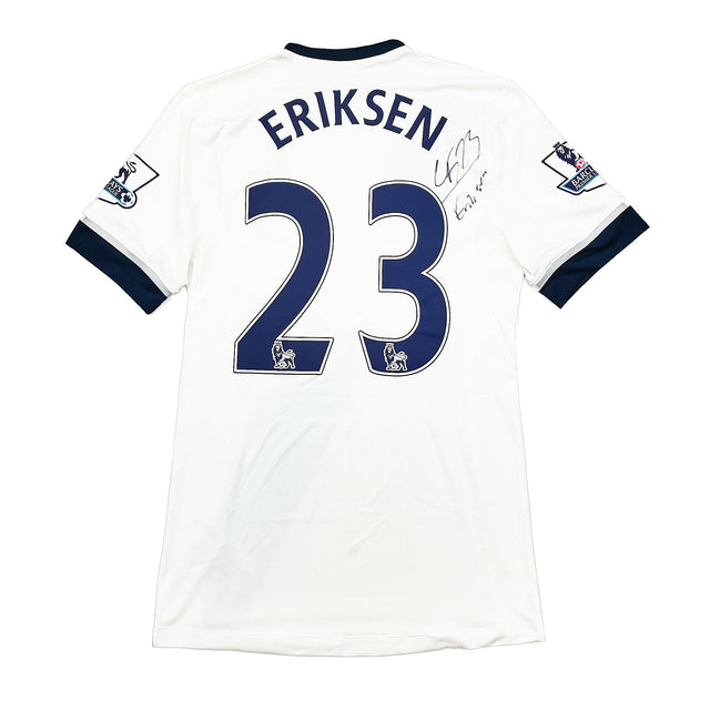 CULT KITS | 2015/16 TOTTENHAM ERIKSEN #23 *MATCH ISSUE + SIGNED* SHIRT