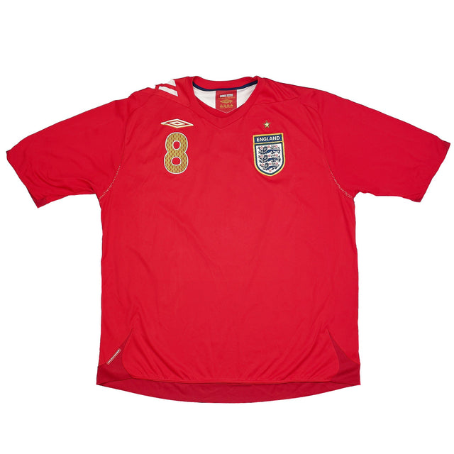 CULT KITS - 2006/08 ENGLAND LAMPARD #8 AWAY SHIRT (XXL) UMBRO