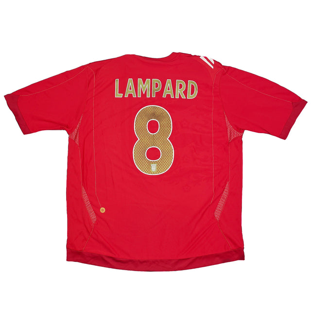 CULT KITS - 2006/08 ENGLAND LAMPARD #8 AWAY SHIRT (XXL) UMBRO