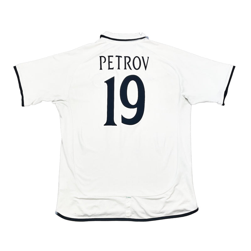 2001/02 CELTIC PETROV #19 AWAY SHIRT (XXL) UMBRO