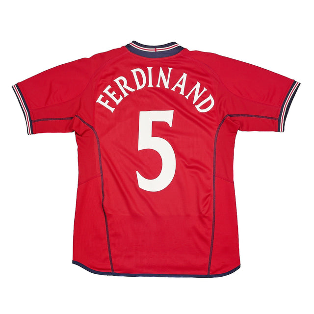 CULT KITS - 2002/04 ENGLAND FERDINAND #5 AWAY SHIRT (S) UMBRO