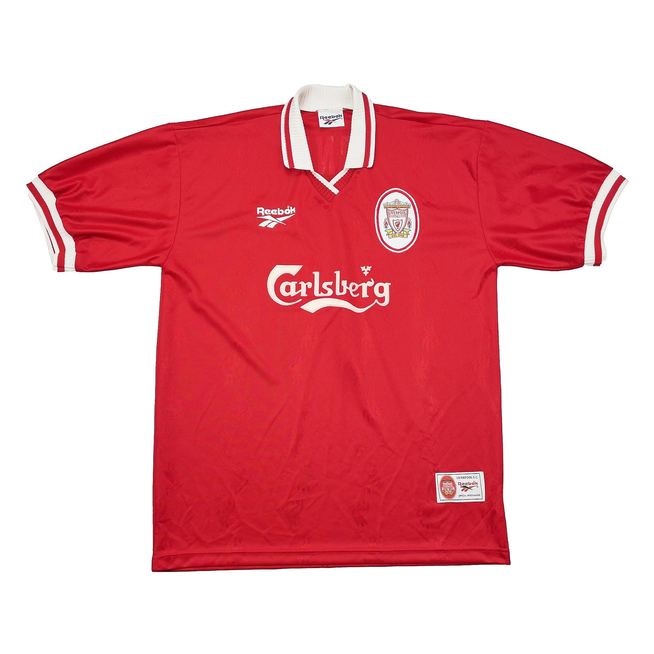 1996/98 LIVERPOOL MCMANAMAN #7 HOME SHIRT (XXL) REEBOK