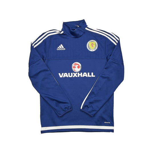 2015/16 Scotland 1/4 Zip Training Top (M) Adidas