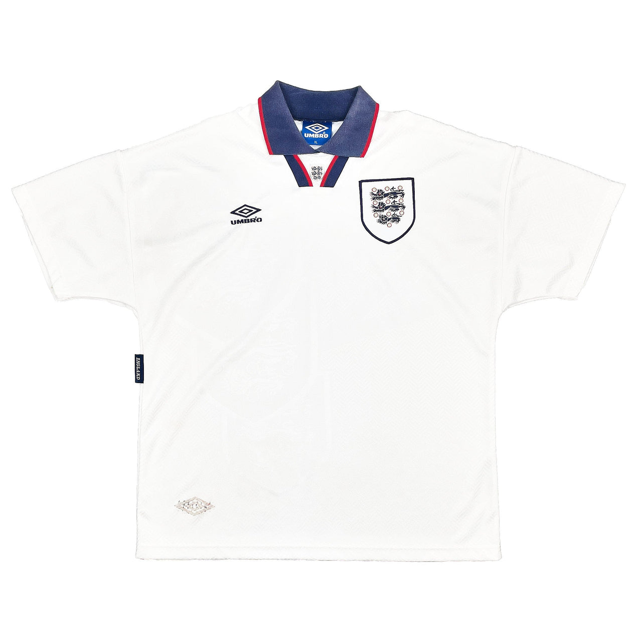 CULT KITS - 1993/95 ENGLAND HOME SHIRT (XL) UMBRO