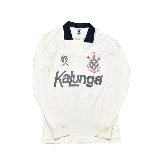 1990/92 CORINTHIANS #10 L/S HOME SHIRT (M) FINTA