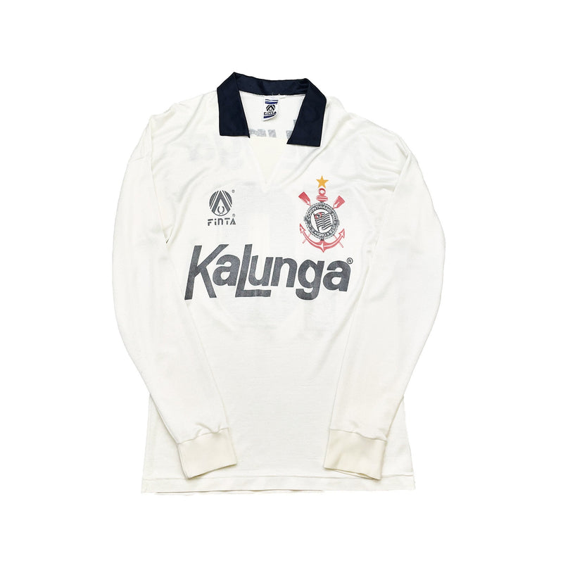1990/92 CORINTHIANS #10 L/S HOME SHIRT (M) FINTA