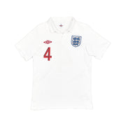 2010/11 England Gerrard #4 Heimtrikot (S) Umbro