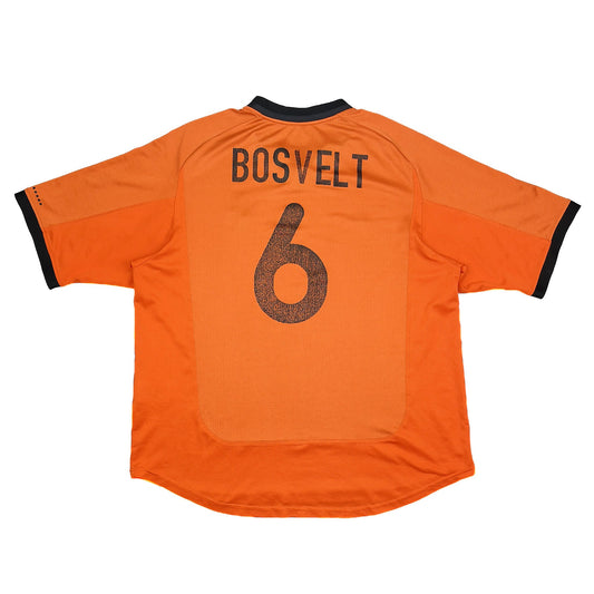CULT KITS - 2000/02 NETHERLANDS BOSVELT #6 HOME SHIRT (XL) NIKE
