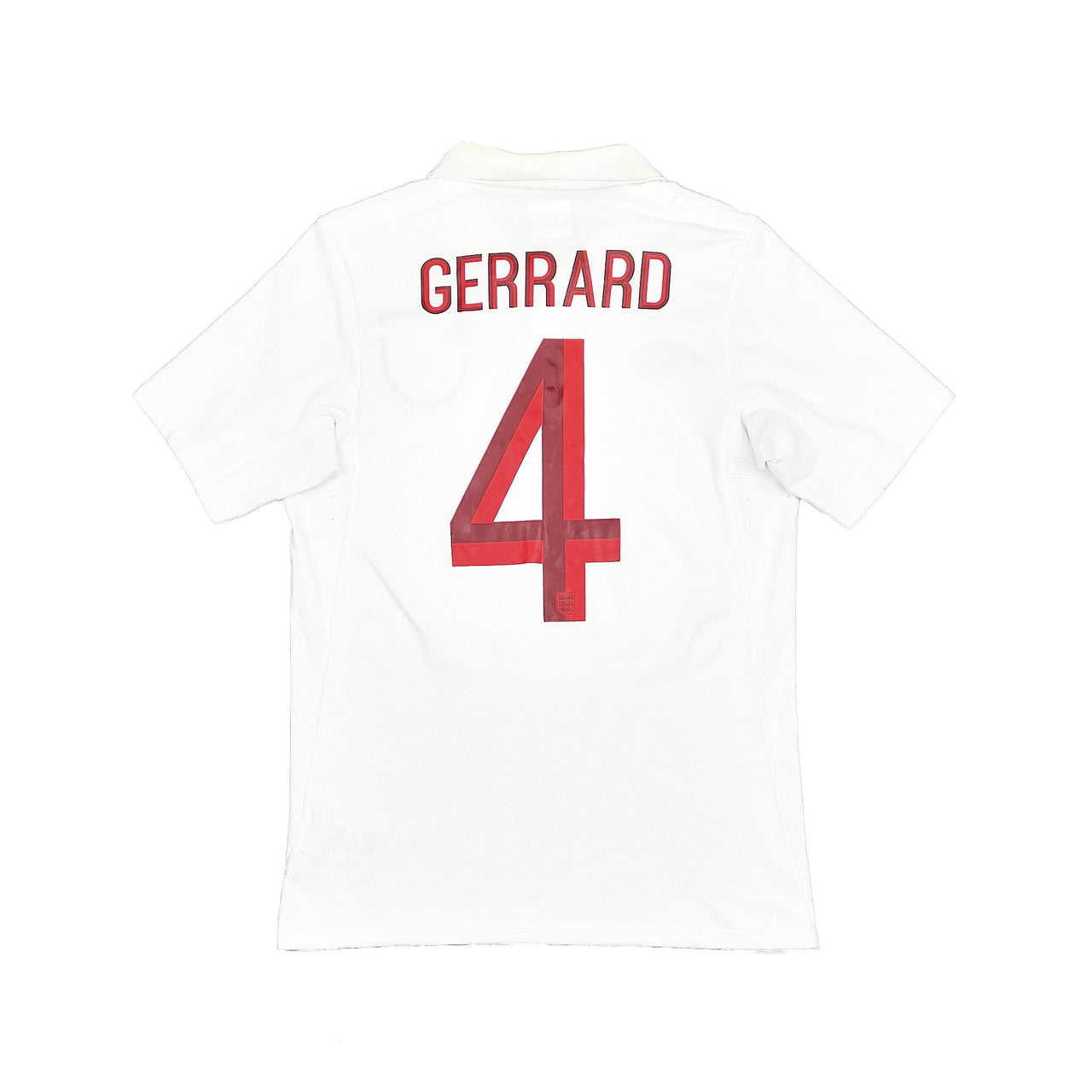 2010/11 ENGLAND GERRARD #4 HOME SHIRT (S) UMBRO