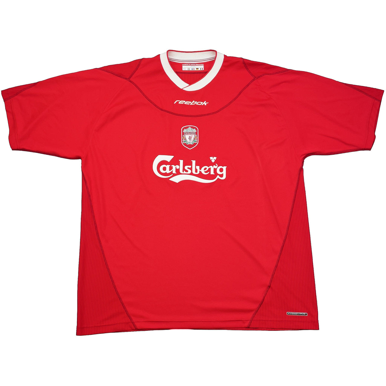 CULT KITS - 2002/04 LIVERPOOL HESKEY #8 HOME SHIRT (XXL) REEBOK