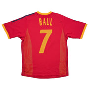 2002/04 Spanien Raul #7 *Player Issue* Heimtrikot (S) Adidas