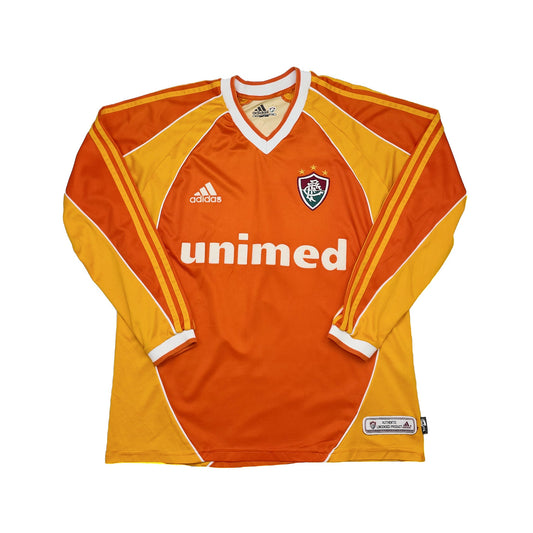 CULT KITS - 2002 FLUMINENSE #10 L/S THIRD SHIRT (M) ADIDAS