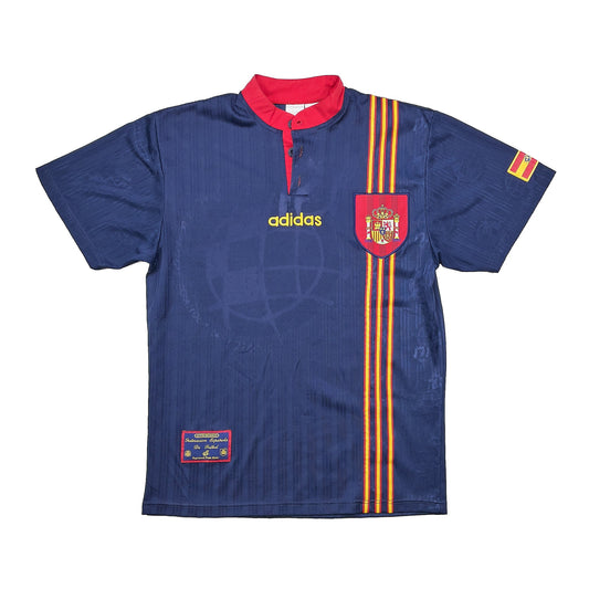 CULT KITS - 1996/98 SPAIN AWAY SHIRT (S) ADIDAS