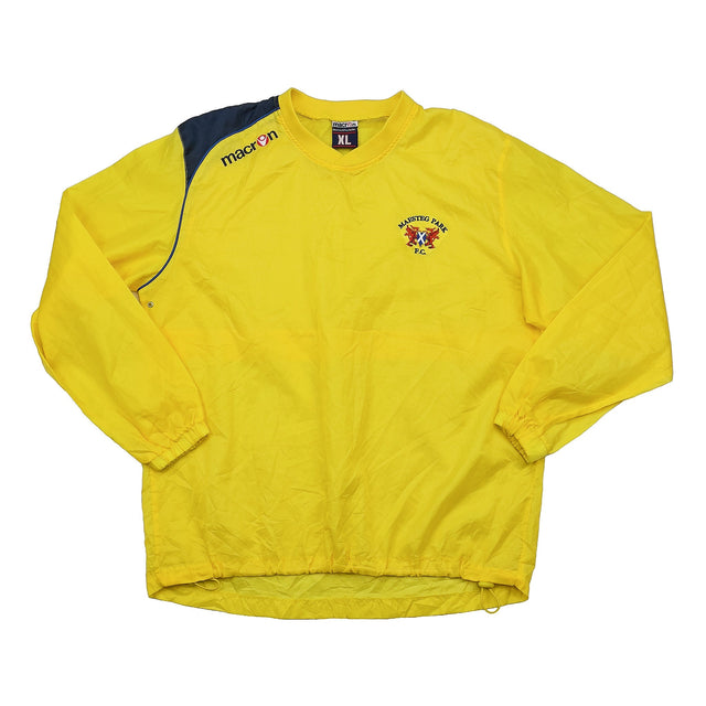 2008/09 MAESTEG PARK FC MACRON WATERPROOF DRILL TOP (XL)