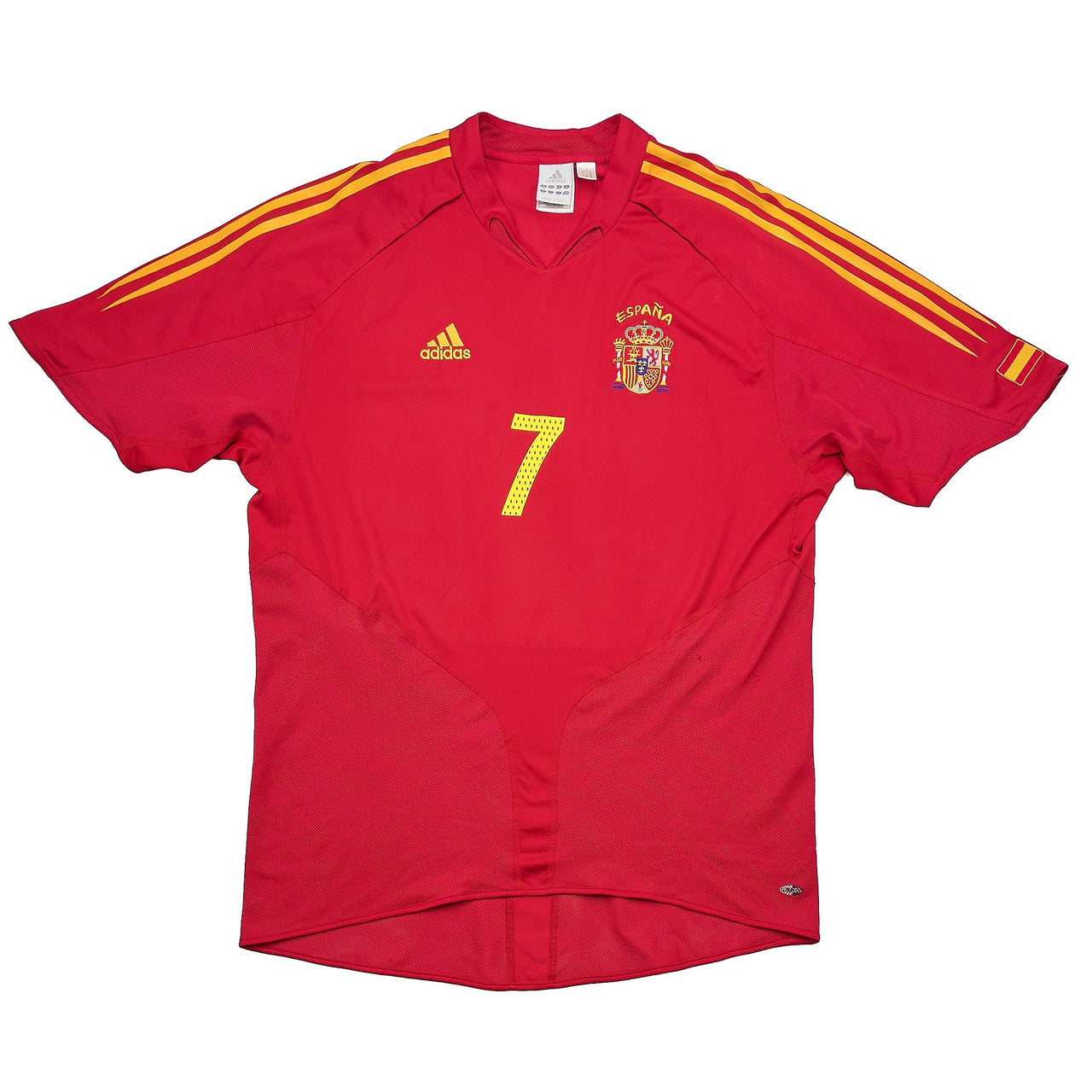 CULT KITS - 2004/06 SPAIN RAUL #7 HOME SHIRT (XL) ADIDAS