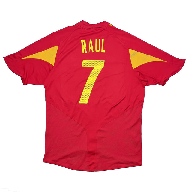 CULT KITS - 2004/06 SPAIN RAUL #7 HOME SHIRT (XL) ADIDAS
