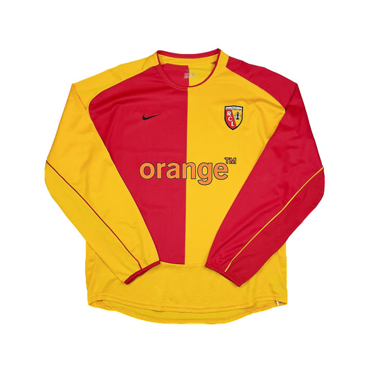 2003/04 RC LENS L/S HOME SHIRT (XL) NIKE