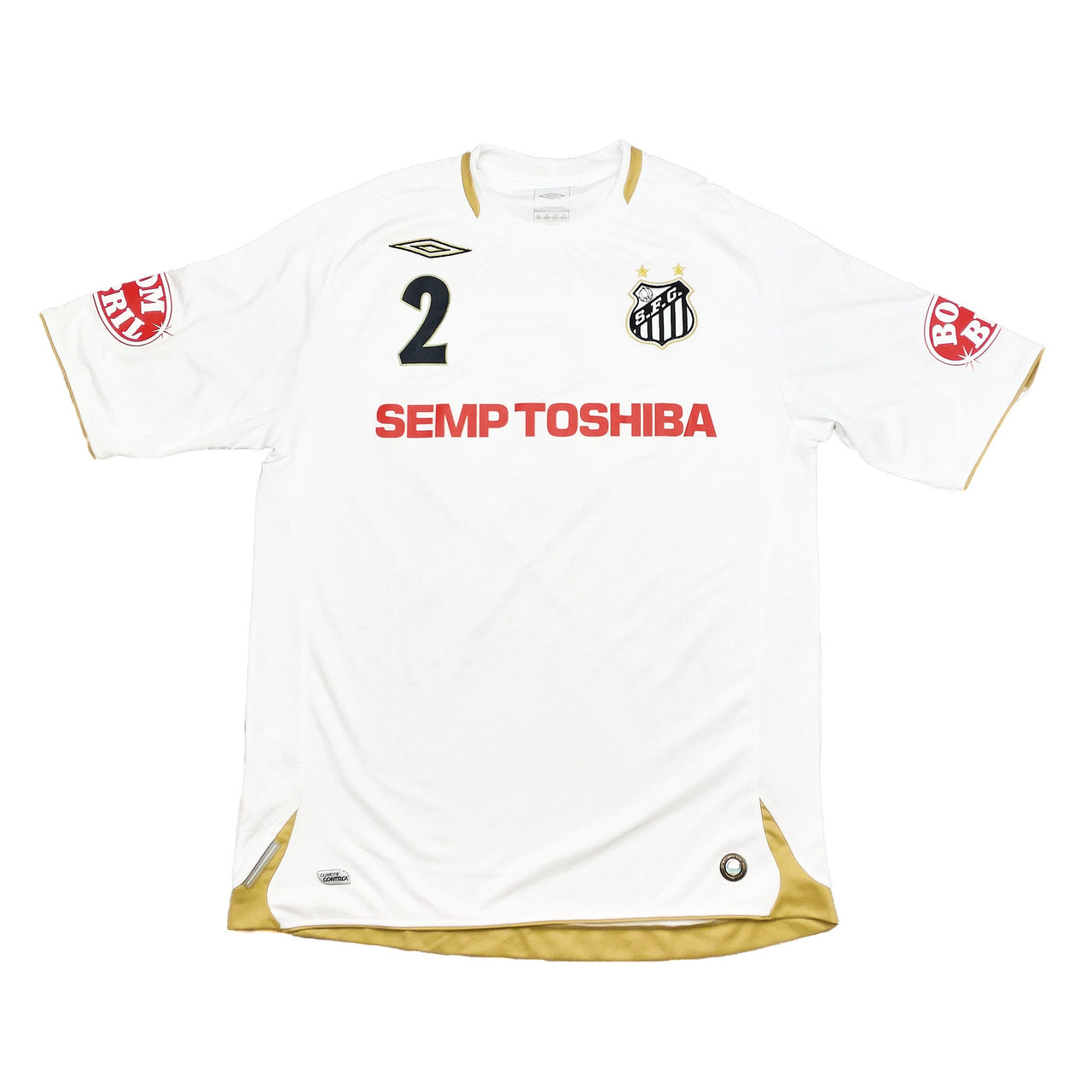 2007/08 SANTOS #2 HOME SHIRT (XL) UMBRO