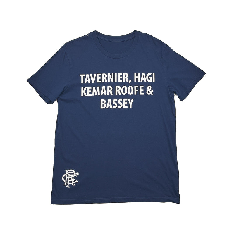 2021/22 RANGERS FAN T-SHIRT (S) OM