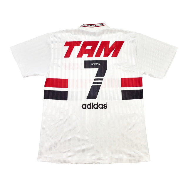 CULT KITS - 1996 SAO PAULO #7 HOME SHIRT (L) ADIDAS