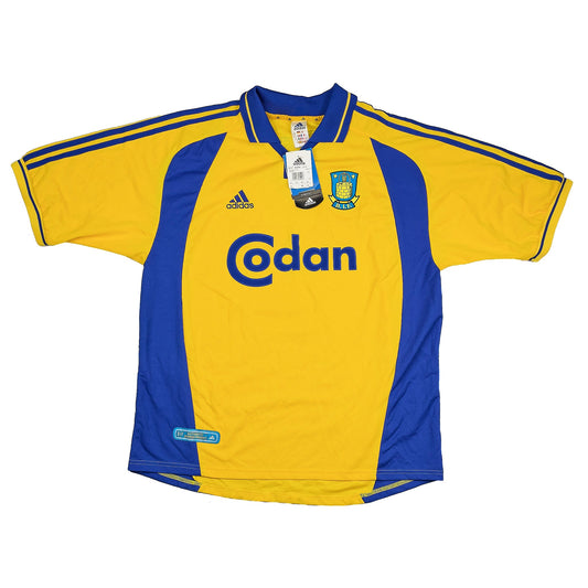 CULT KITS - 2000/02 BRONDBY *BNWT* HOME SHIRT (XXL) ADIDAS