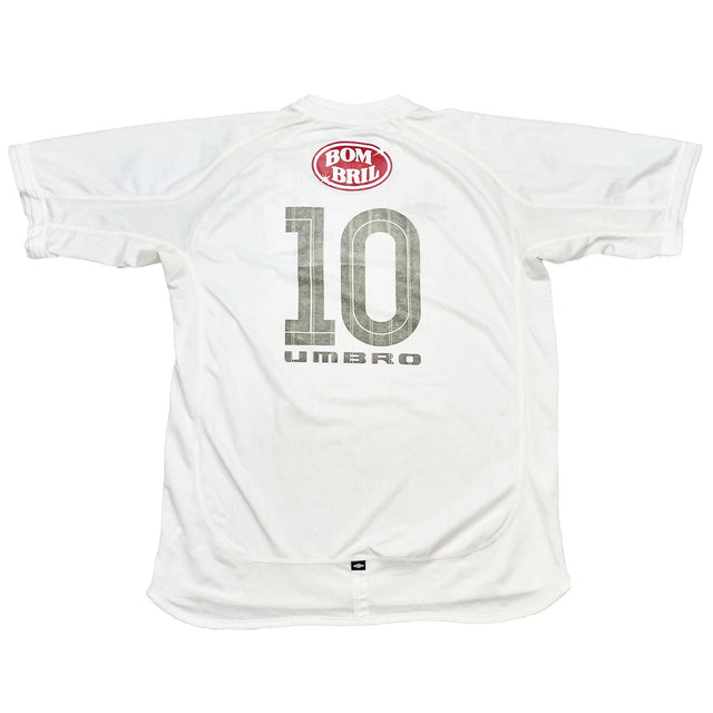 2003 SANTOS #10 HOME SHIRT (L) UMBRO