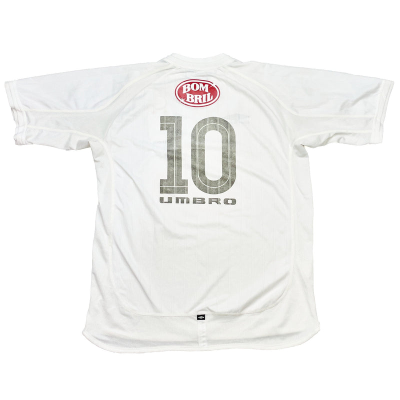 2003 SANTOS #10 HOME SHIRT (L) UMBRO