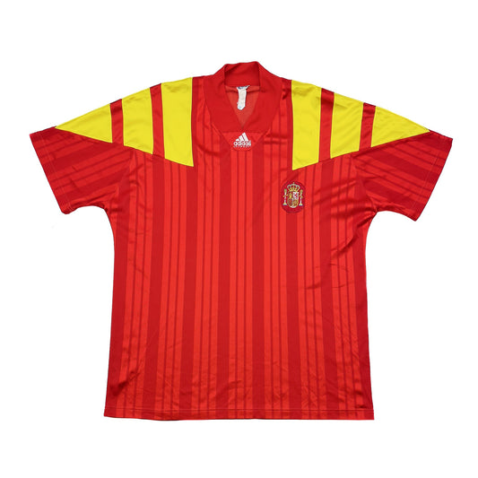 1992/94 SPAIN HOME SHIRT (L) ADIDAS
