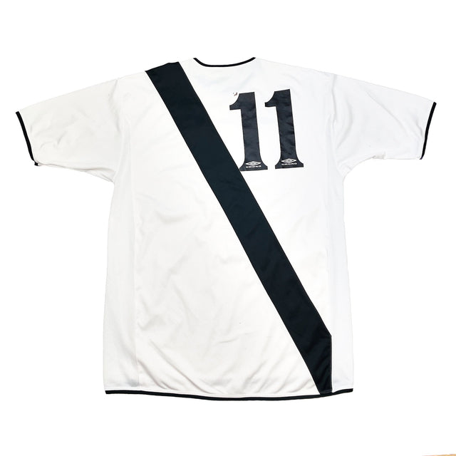 CULT KITS - 2003/04 VASCO DA GAMA #11 HOME SHIRT (XL) UMBRO