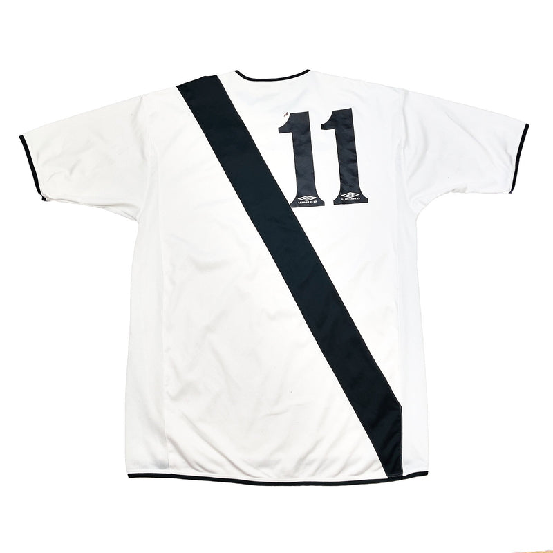 CULT KITS - 2003/04 VASCO DA GAMA #11 HOME SHIRT (XL) UMBRO