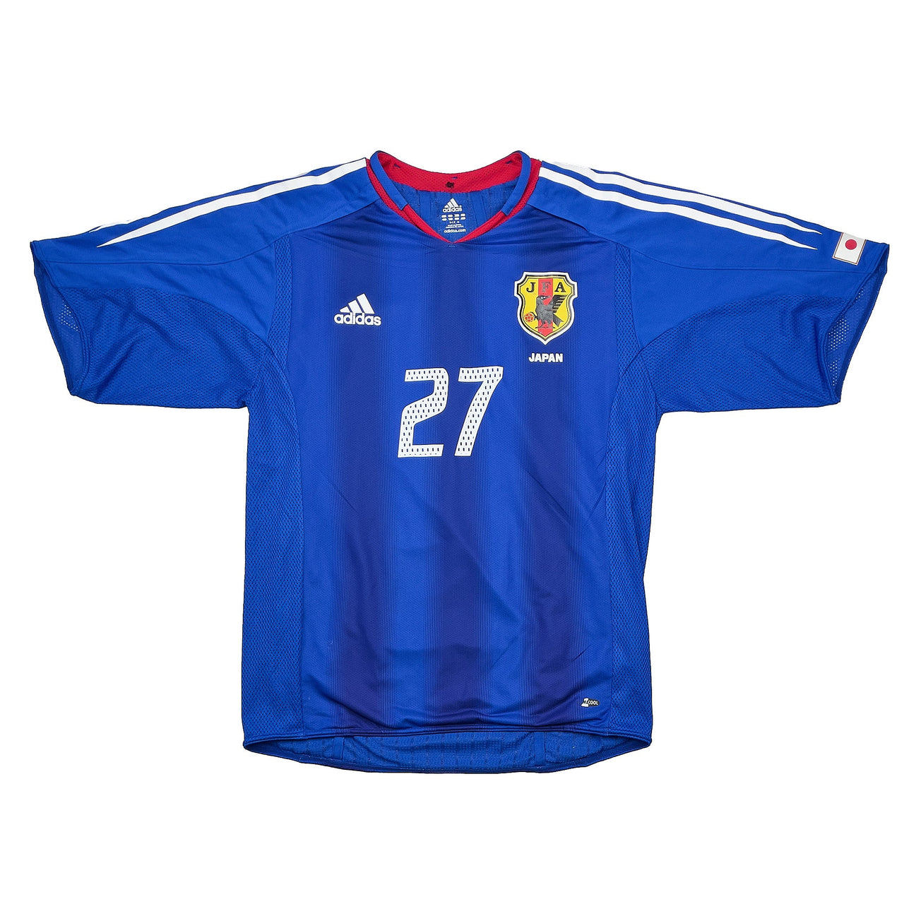 CULT KITS - 2004/05 JAPAN T.TANAKA #27 *PLAYER ISSUE* HOME SHIRT (S) ADIDAS