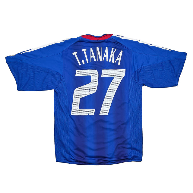 CULT KITS - 2004/05 JAPAN T.TANAKA #27 *PLAYER ISSUE* HOME SHIRT (S) ADIDAS