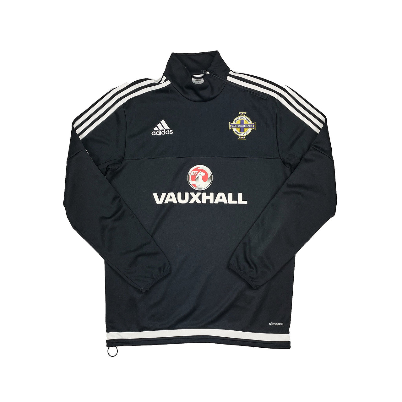 2015/16 NORTHERN IRELAND 1/2 ZIP TRAINING TOP (M) ADIDAS