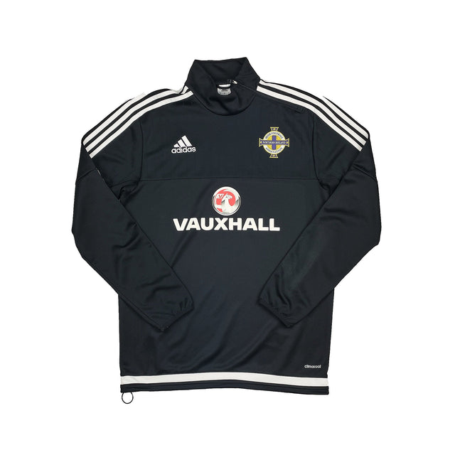 2015/16 NORTHERN IRELAND 1/2 ZIP TRAINING TOP (M) ADIDAS